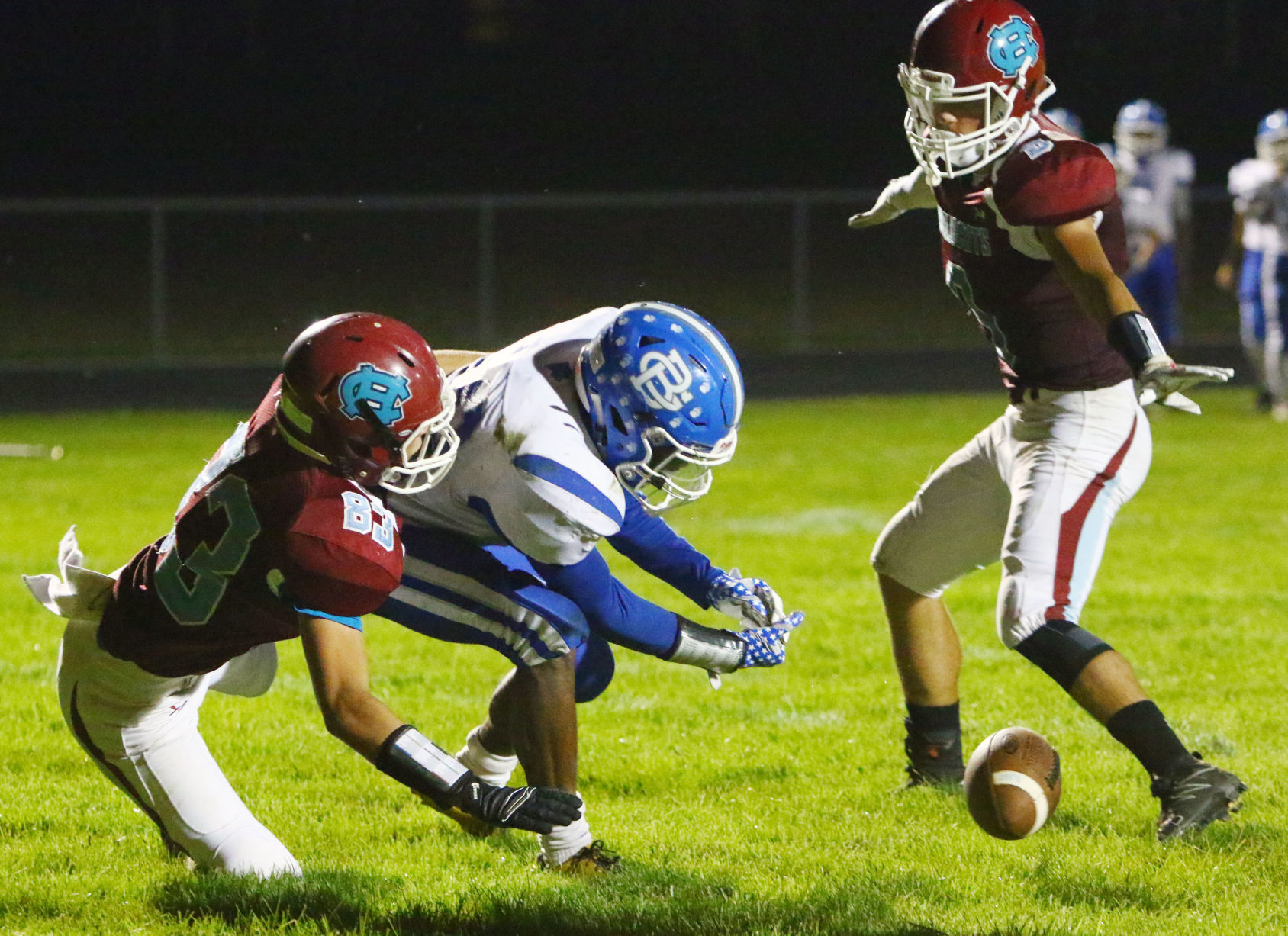 Boone Grove at Hanover Central football